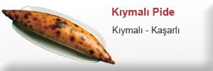 Kıymalı Kaşarlı Pide